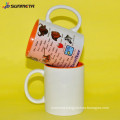 Sunmeta sublimation ceramic mug with inner color